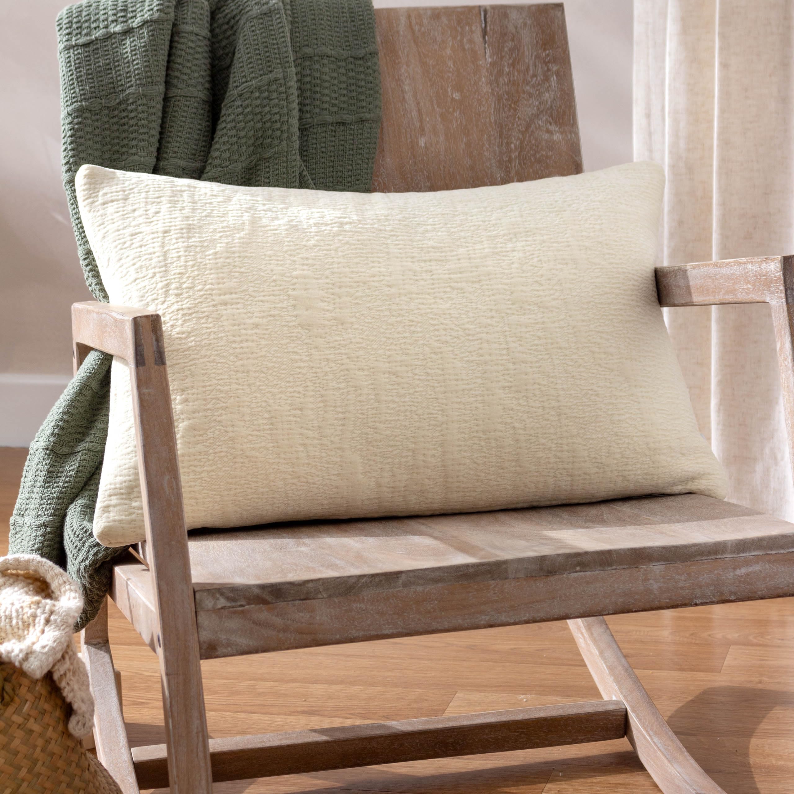 Yard Osaka Chenille Feather Rich Cushion from B&Q