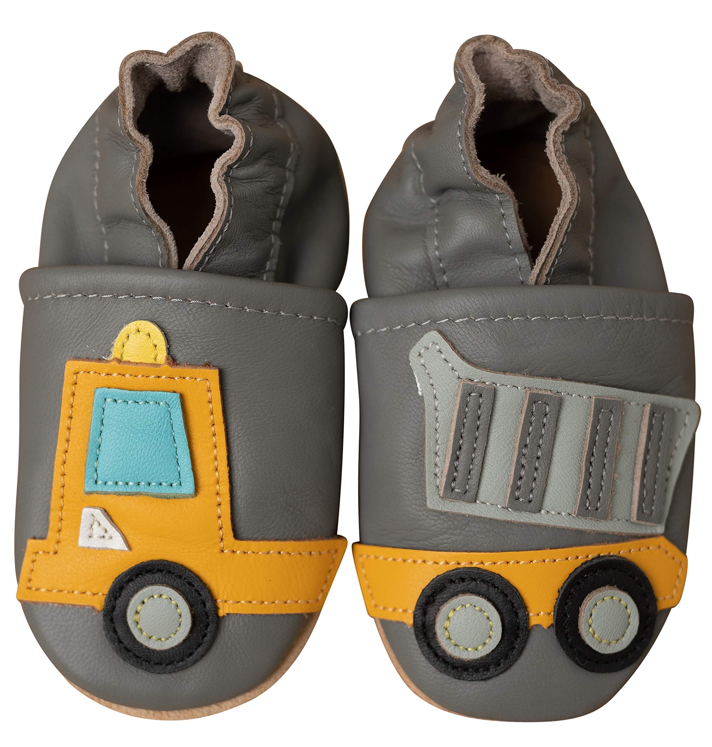ENGEL + PIRATEN Krabbelschuhe - MARKENQUALITÄT VIELE Motive bis 4 Jahre Babyschuhe Leder Babyhausschuhe Lauflernschuhe Lederpuschen Hausschuhe