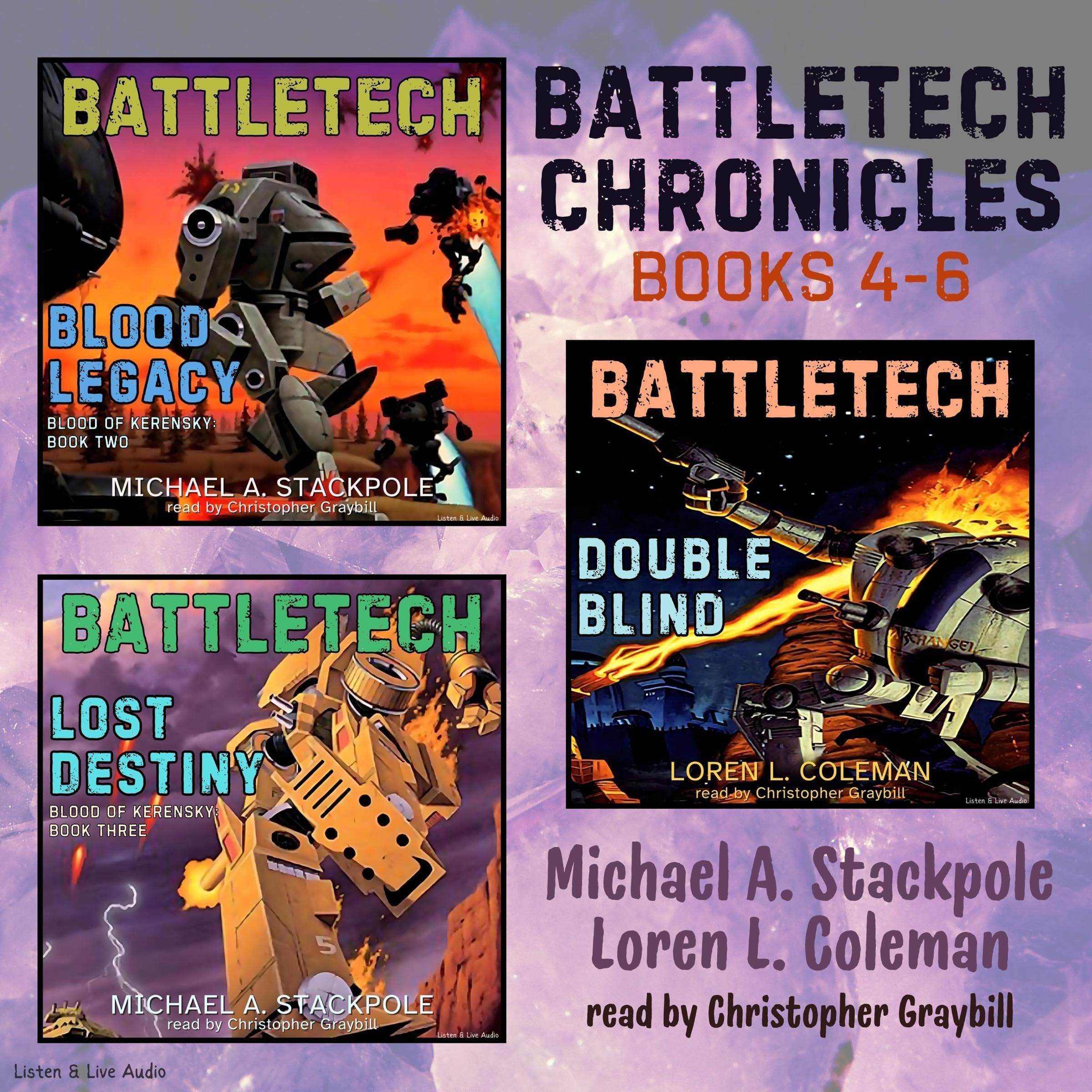 Cover art for Battletech Chronicles Books 4-6