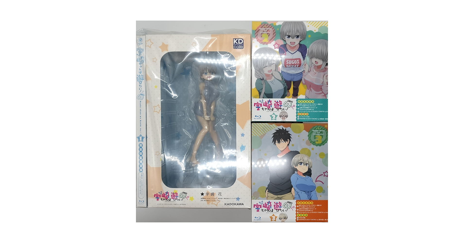 宇崎ちゃんは遊びたい！　だぶるw 　全6巻セット　レンタル落ち Amazon.co.jp: 全巻 DVD 宇崎ちゃんは遊びたいω（だぶる） 全6巻