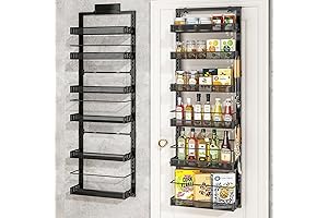 bukfen Over the Door Wall Mount Pantry Organizer