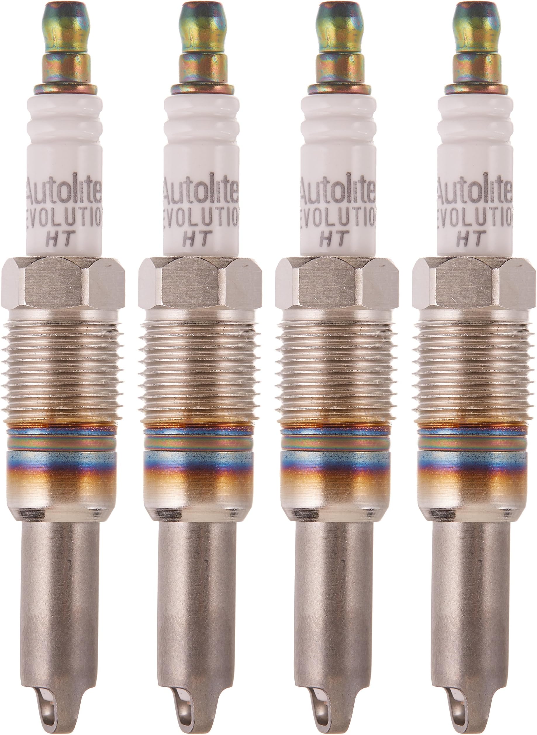 Autolite HT0-4PK Platinum High Thread Spark Plug, Pack of 4