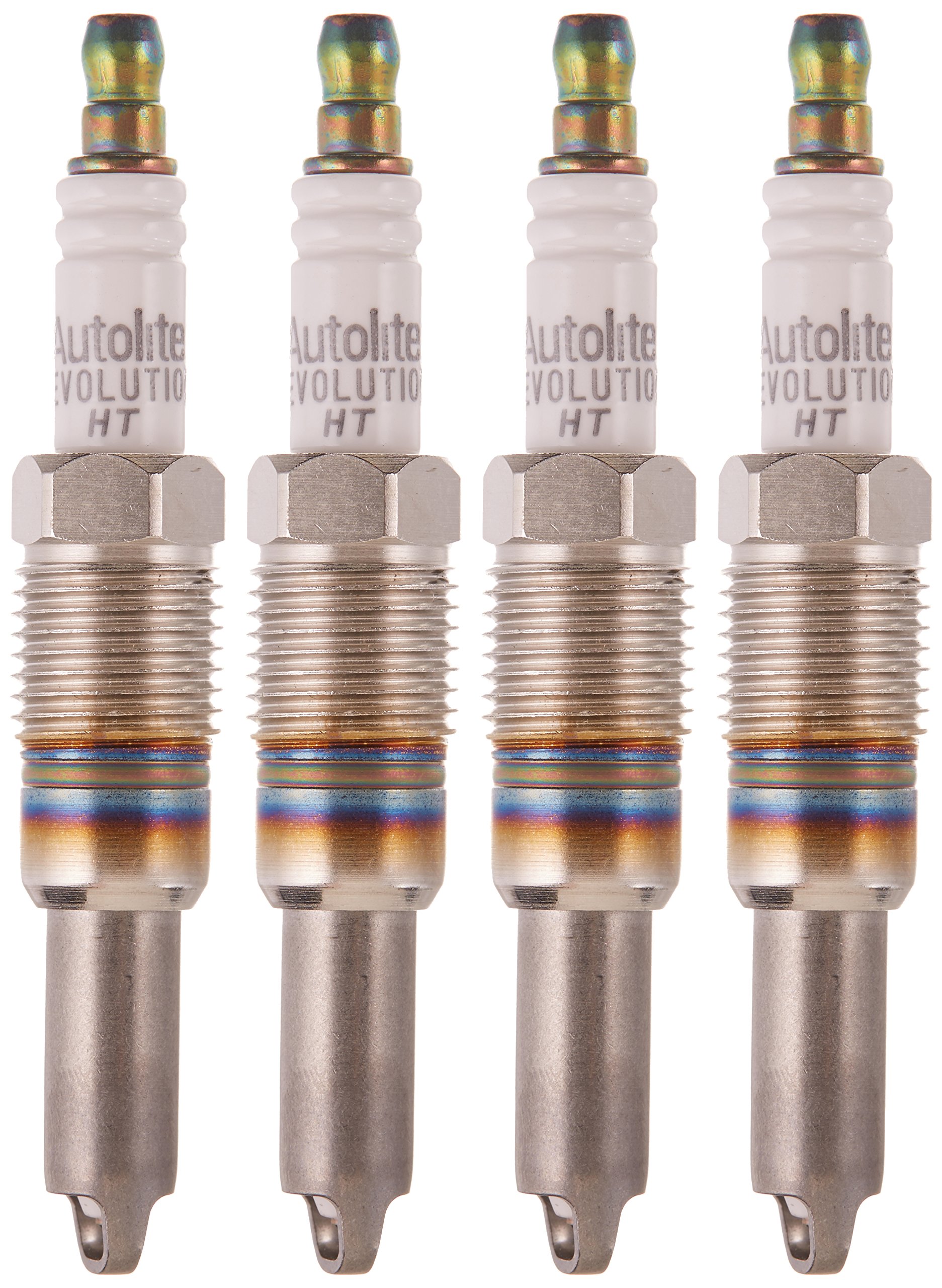 Autolite HT0-4PK Platinum High Thread Spark Plug, Pack of 4