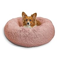 Best Friends by Sheri The Original Calming Donut Shag - Letto a ciambella per cani e gatti