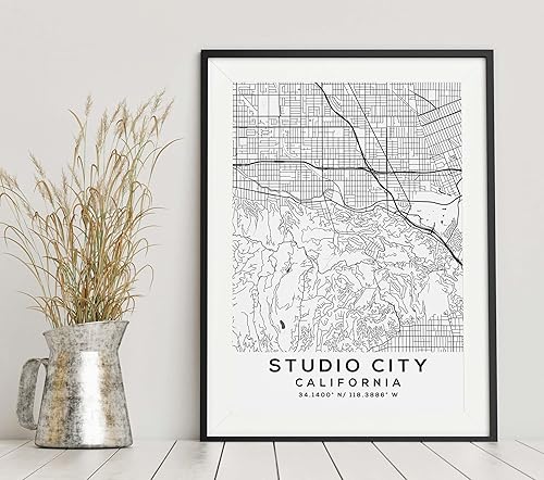 Miniatura 6 de Mapa de Studio City, California, Light 2 (18x24)