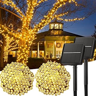 14 Backyard Gazebo Ideas for Relaxed Outdoor Gathering Spaces 50 Solar String Lights Outdoor, 2 Pack Total 80FT 200 LED Solar Powered Str...