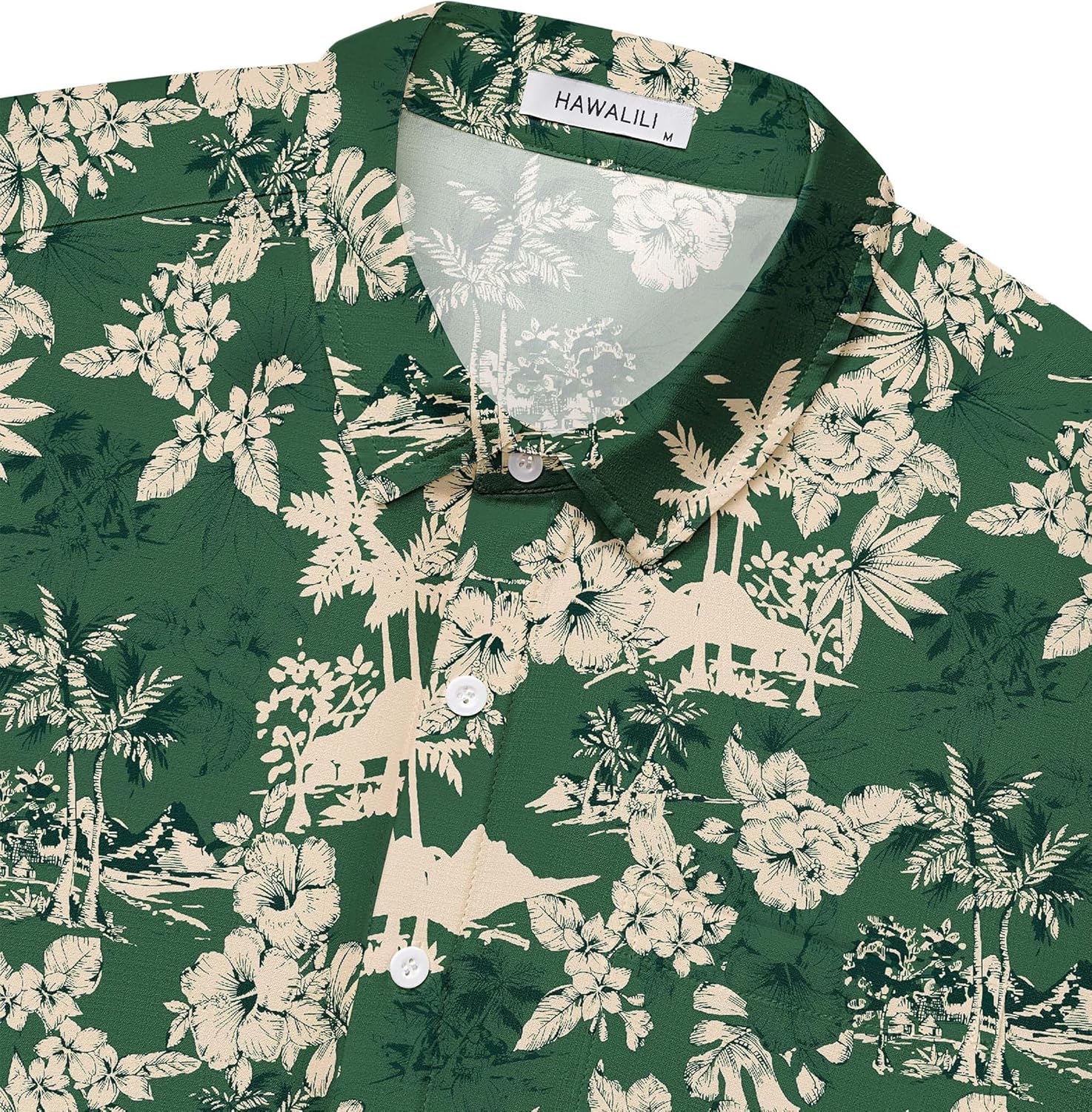 Hawaiian Shirts for Men Short Sleeve Summer Beach Tropical Shirts Floral Cruise Shirts Button Down Aloha Party Vacation Shirt - Image 3