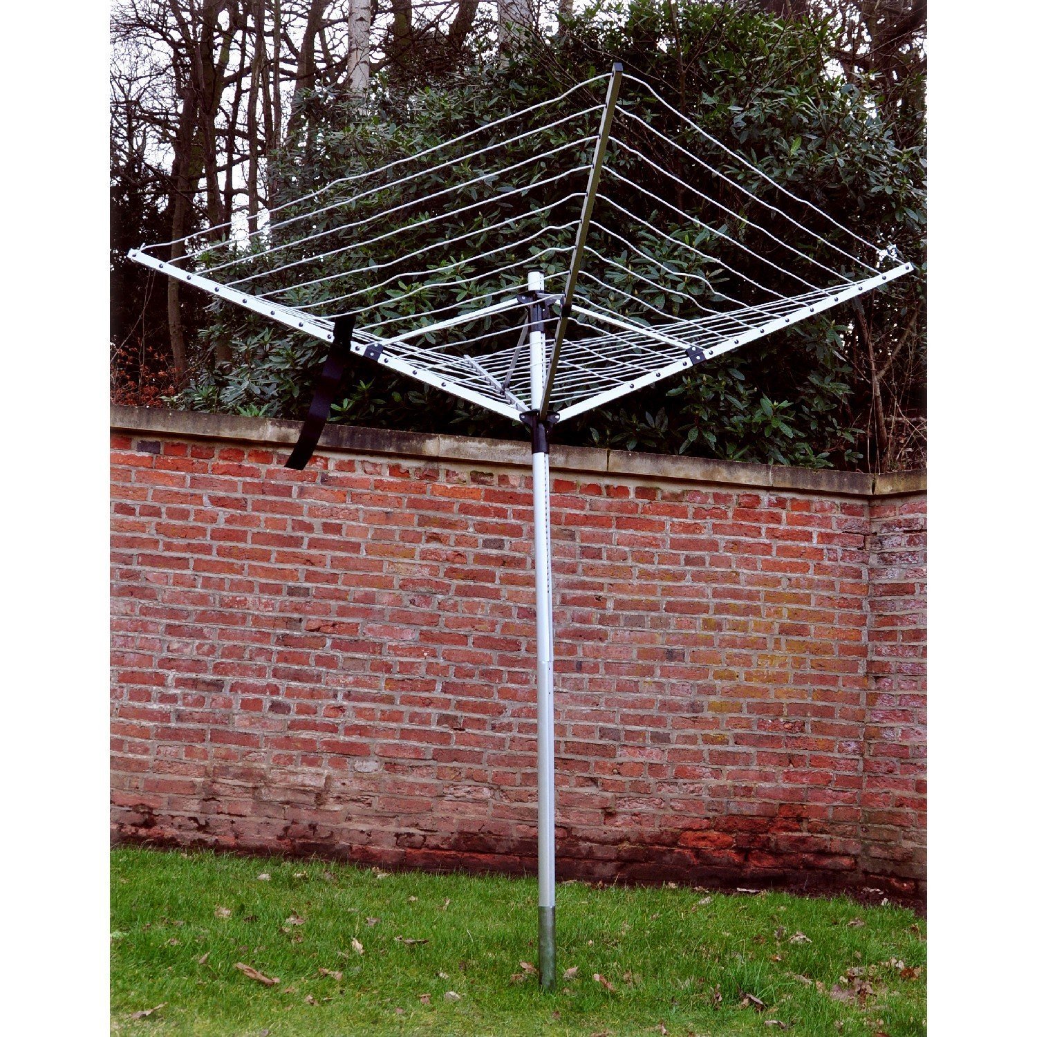 Best Price Square Silver 50M Super Lightweight Rotary Line Airer