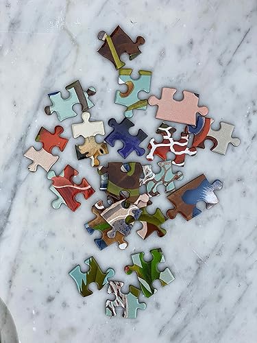 Miniatura 6 de eeBoo Piece and Love Crazy Bug Bouquet - Rompecabezas redondo de 500 piezas, rompecabezas para adultos y familias, incluye piezas brillantes y