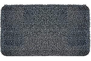 CLEAN MACHINE High Traffic AstroTurf Dirt Trapper Doormat - Slip-Resistant, Drainage Holes and More