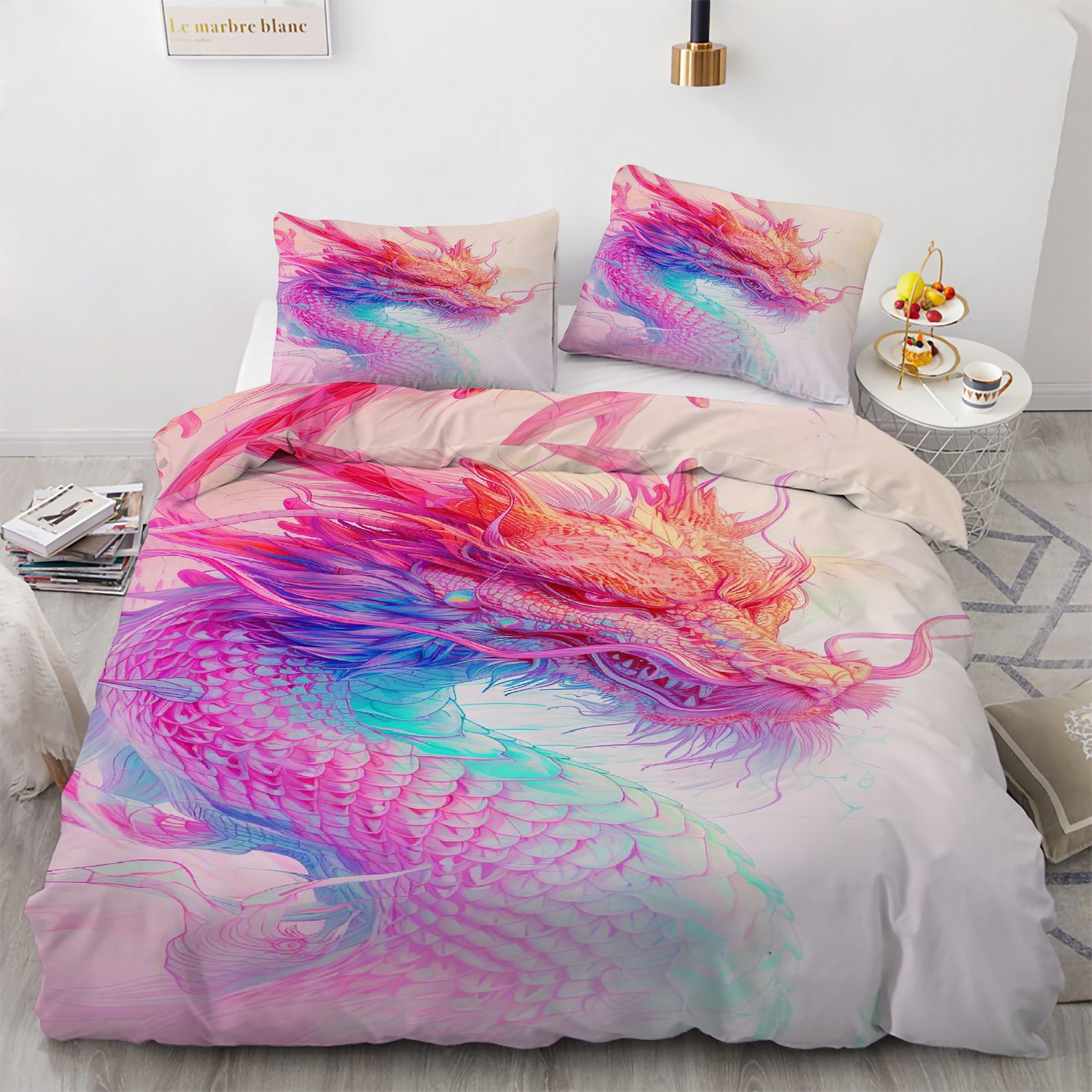 Housse de couette confortable 200x200 cm pour une chambre cosy et zen