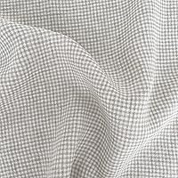 Vista 5 de Tela de lino caqui a cuadros de sirsaca Material de tela duradera – Ideal para manualidades, ropa y decoración del hogar