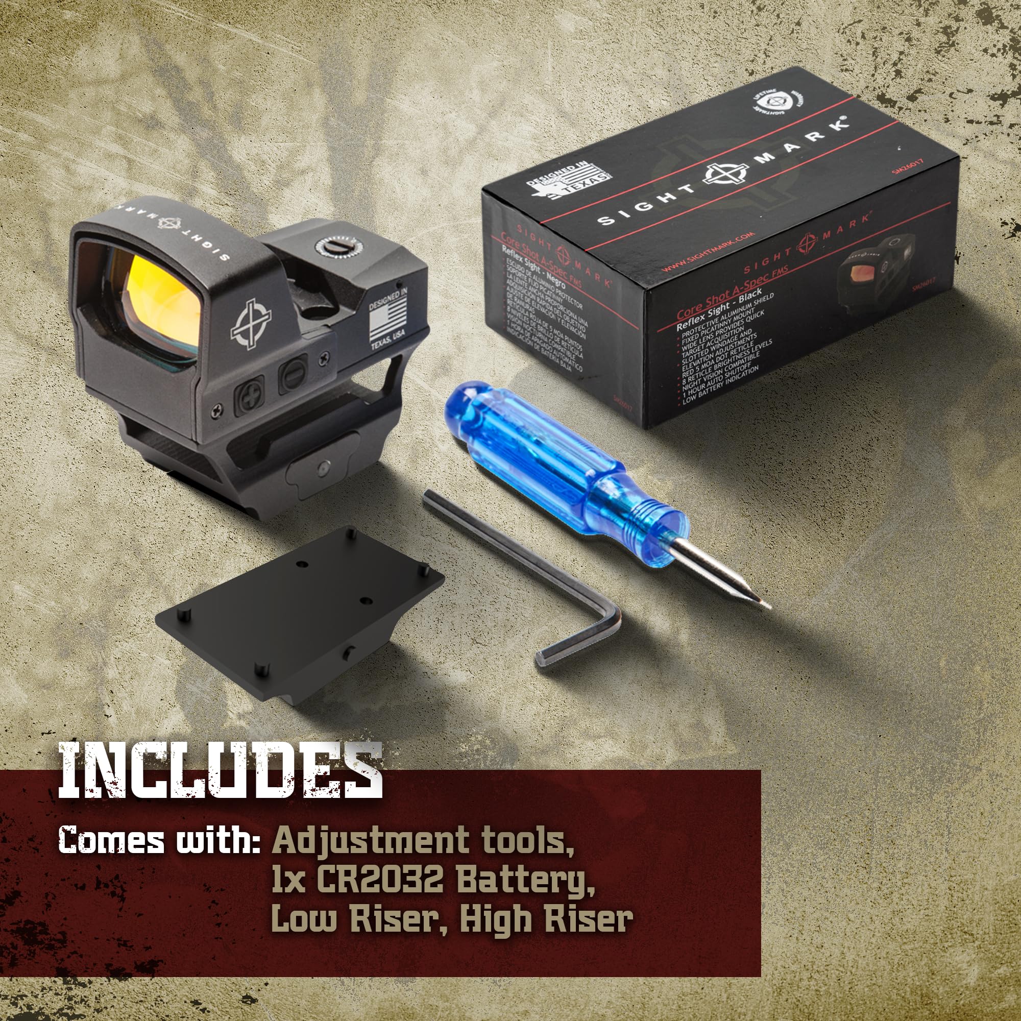 サイトマークCore Shot A-Spec FMS ドットサイト Shot A-Spec Core Dot