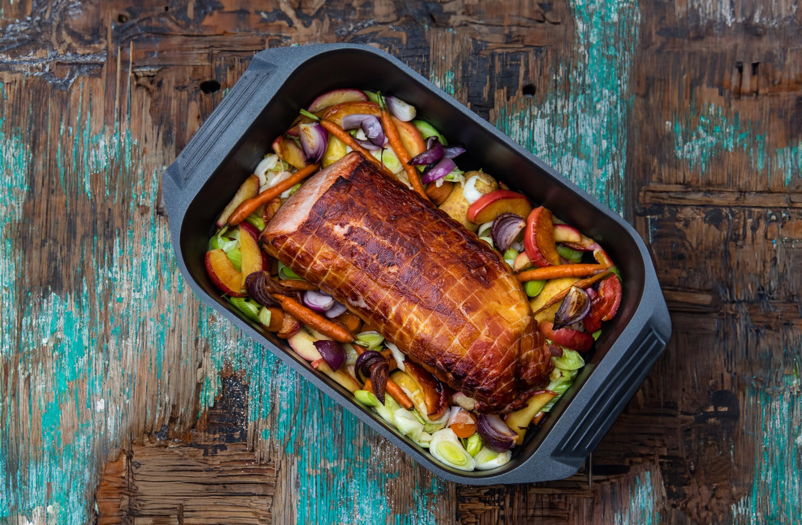 ELO Alugussbräter Karree mit Grilldekcel ELodur Select Schwarz matt