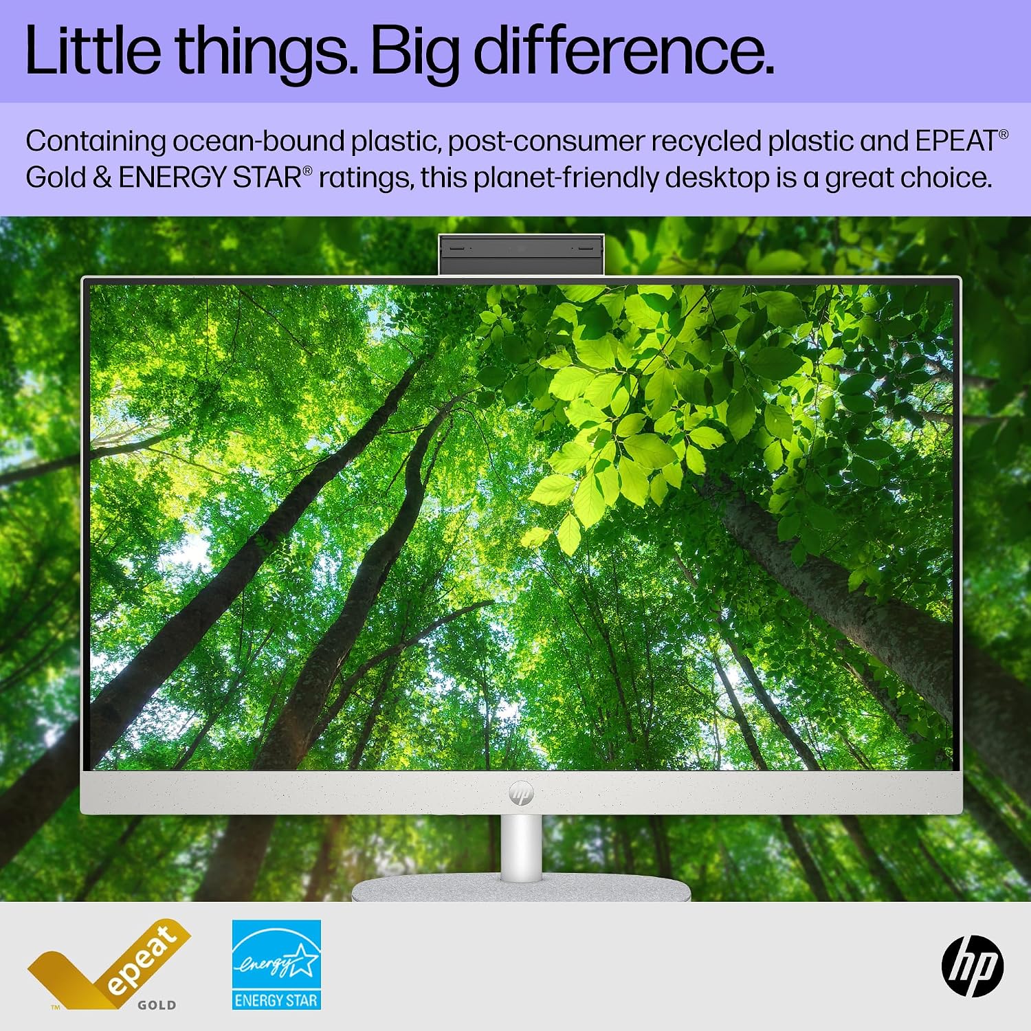 HP 27 inch All-in-One Desktop PC, FHD Display, 13th Gen Intel Core i7-1355U, 16 GB RAM, 512 GB SSD, Intel UHD Graphics, Windows 11 Home, 27-cr0080 (2023)