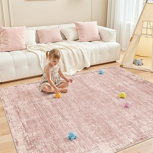 Miniatura 46 de zesthome Alfombras de 8 x 10 pulgadas para sala de estar, alfombra lavable con respaldo antideslizante, alfombra de área moderna abstracta,