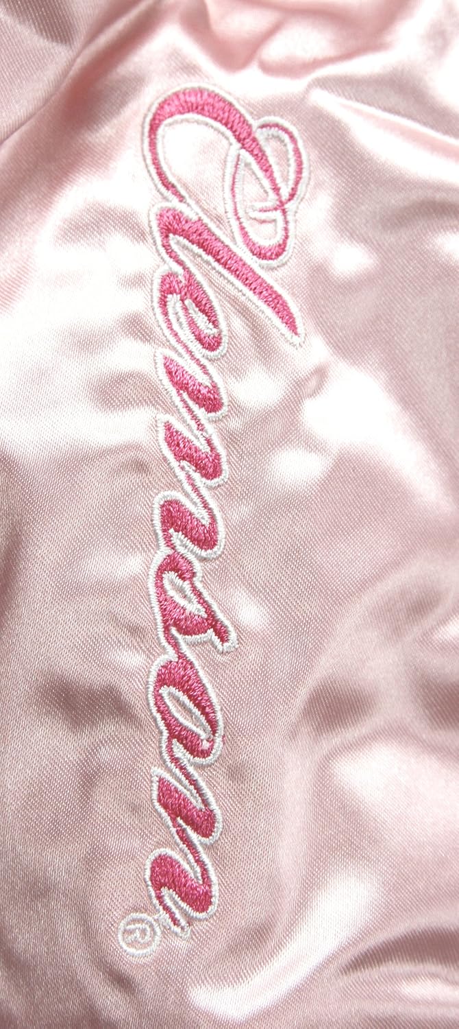 adidas NCAA Girls Infants (0M-24M) and Toddlers (2T-4T) Pink Satin Cheer Jacket, Team Options : Clothing