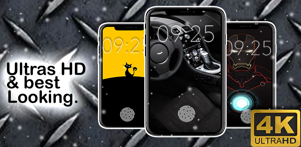 Black Color Wallpapers App & Backgrounds 4K (NO ADS) Lock & Home