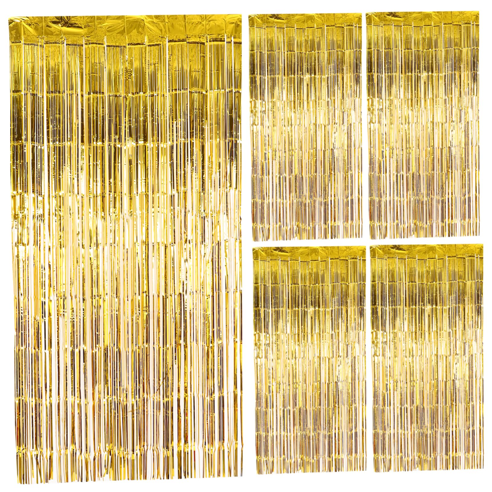 Alasum 6pièces Rideaux Métalliques Franges Tinsel pour Décorations De Fête Couverture De Fond pour Et Événements