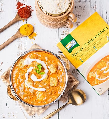 Miniatura 7 de Ashoka Comidas indias tradicionales 1932, kit de comidas sin gluten, surtido de tofu paneer vegano, certificado Kosher, paquete variado totalmente