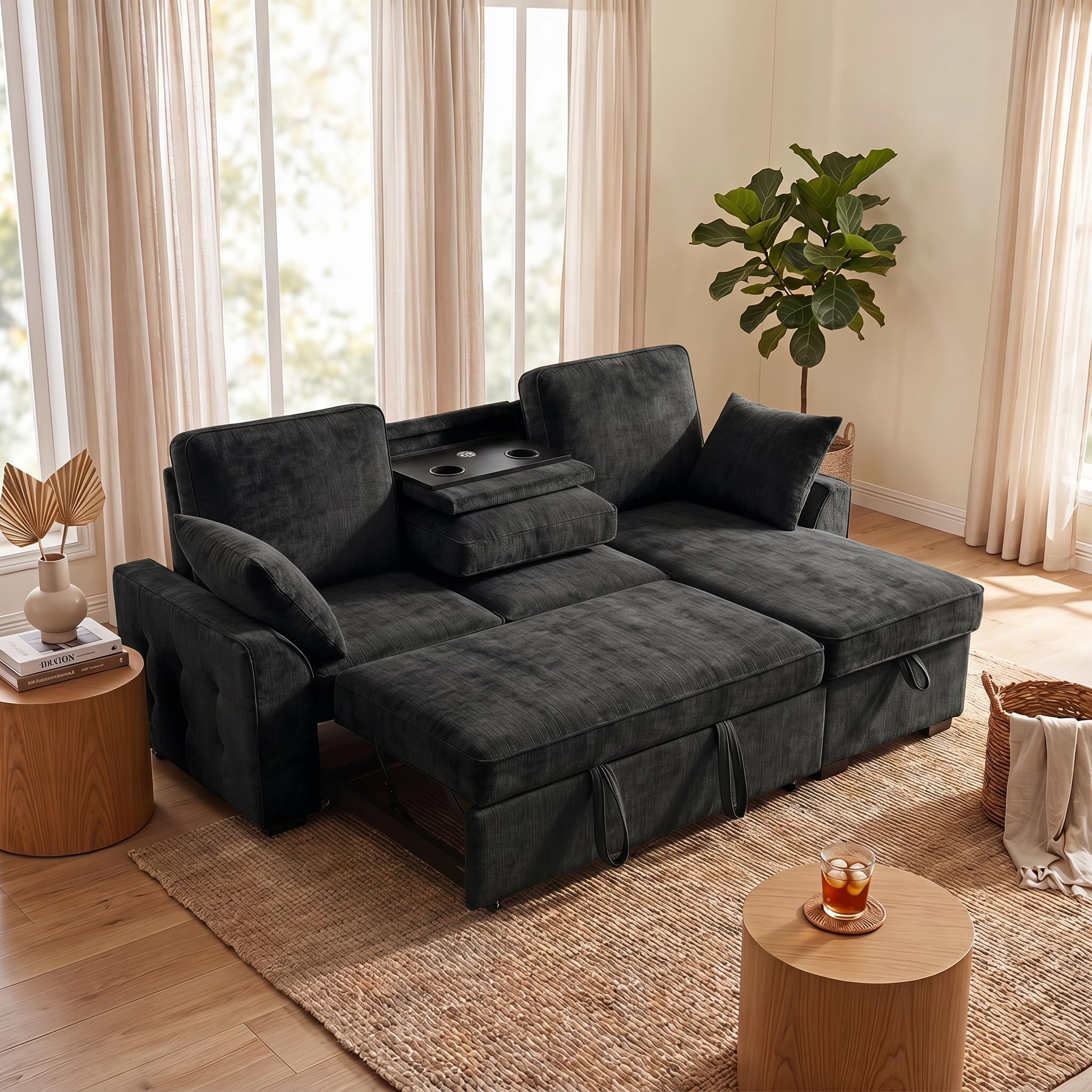 View 1 of *** PARTS ONLY****        Trygoal Sectional Sofa with Pull-Out Storage