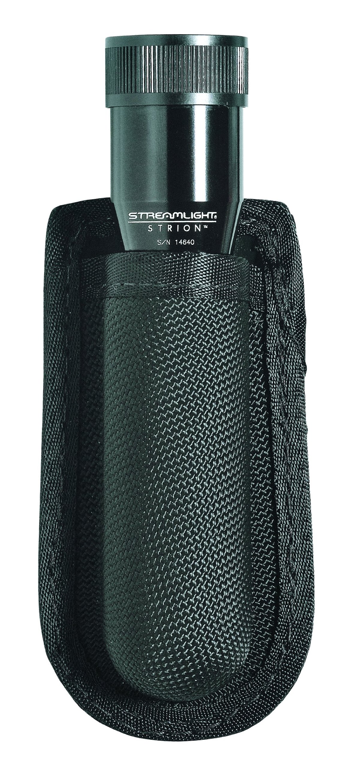 X673-5 Flashlight Case fits Streamlight Strion Flashlights (Black Ballistic Nylon)