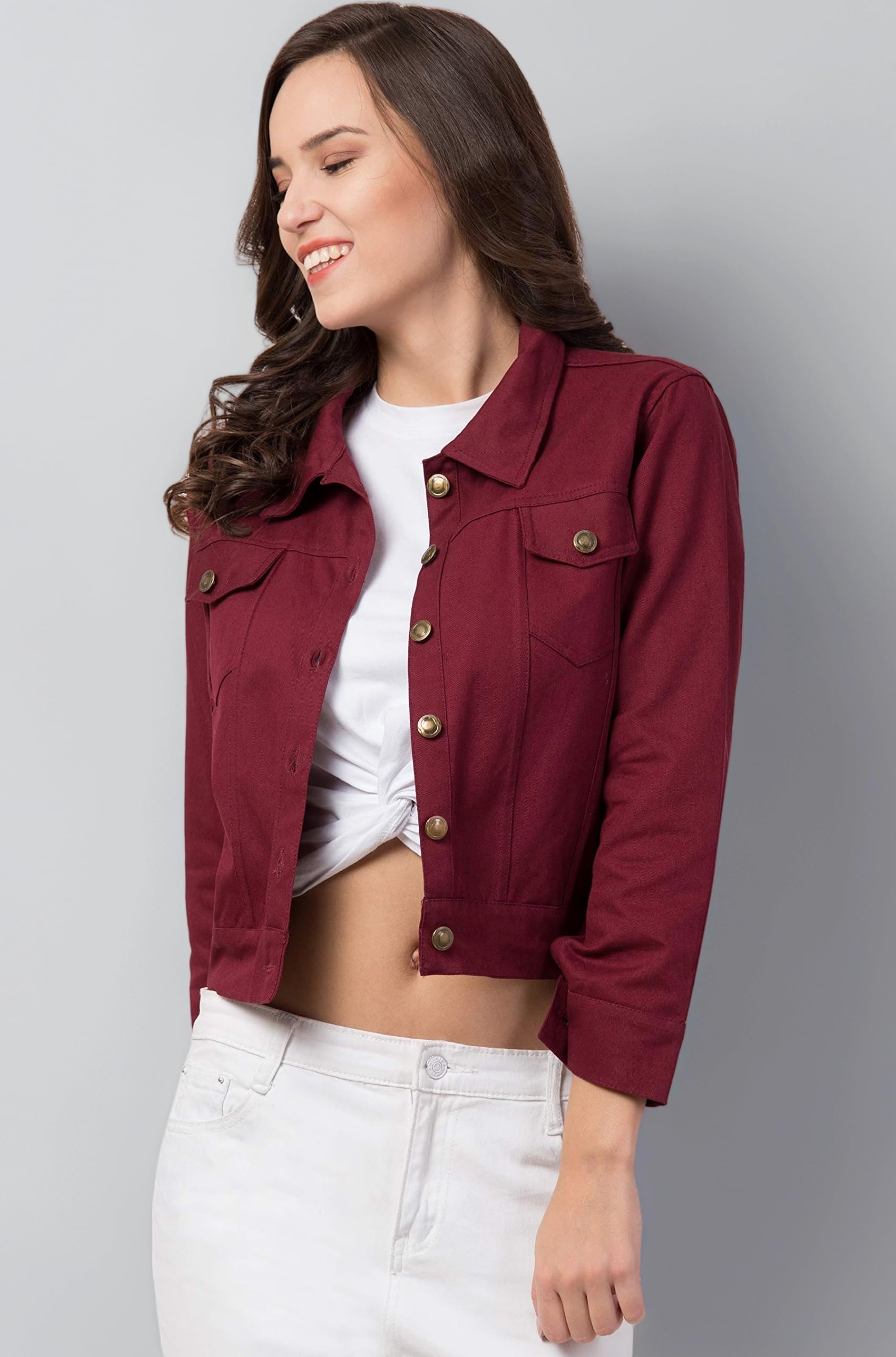 Men's Denim Blend Standard Length Jacket