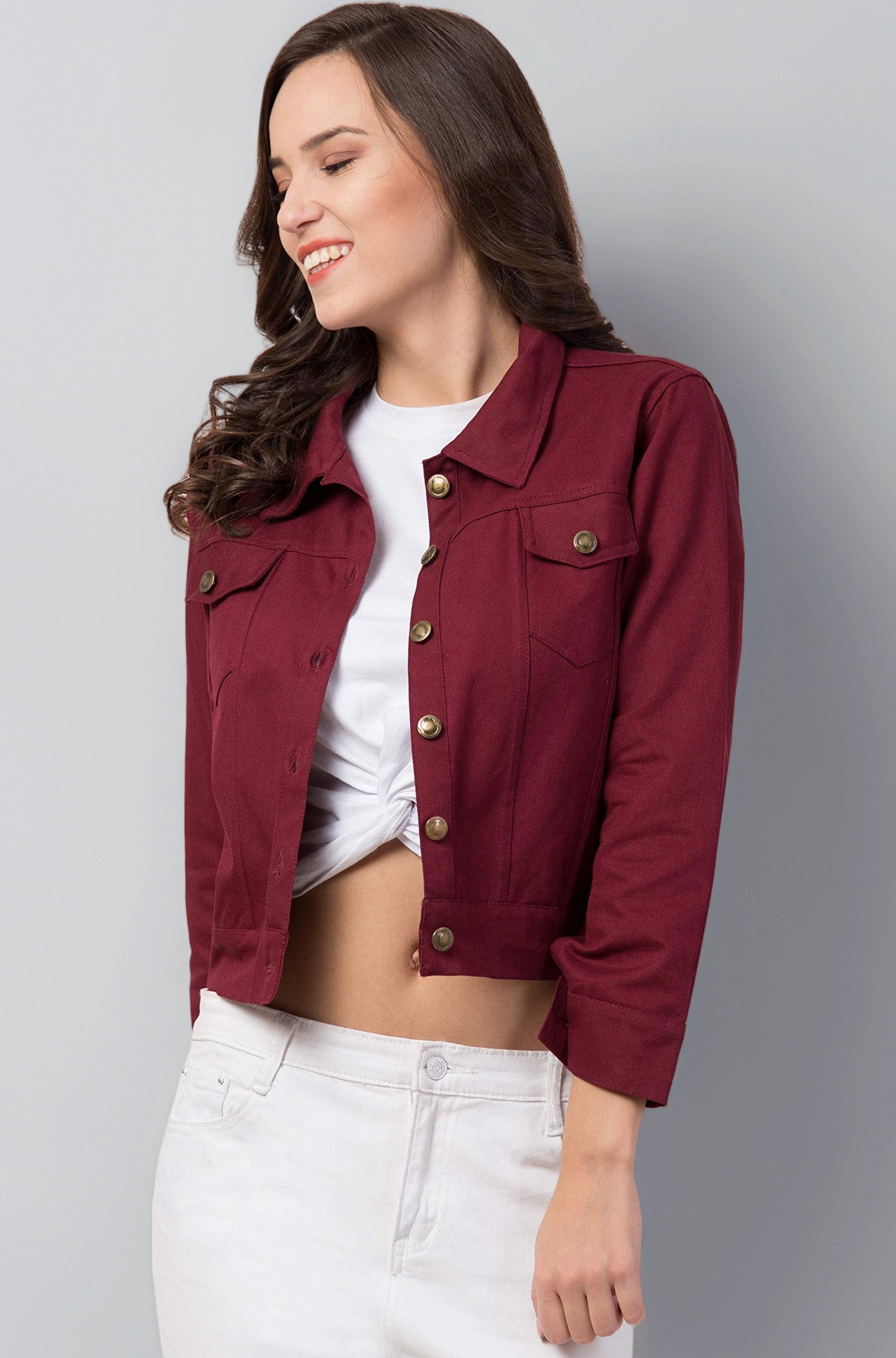 Men's Denim Blend Standard Length Jacket