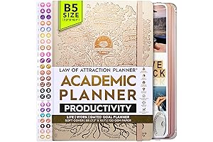 Academic Planner 2024-2025 with Gratitude Journaling
