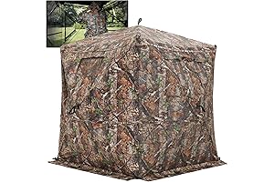 Hunting Tents with Silent Features and Enhanced Visibility