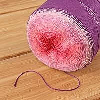 Vista 3 de JubileeYarn - Hilo Ombré Blast (7.76 oz/torta de algodón para bebé, 1 torta)