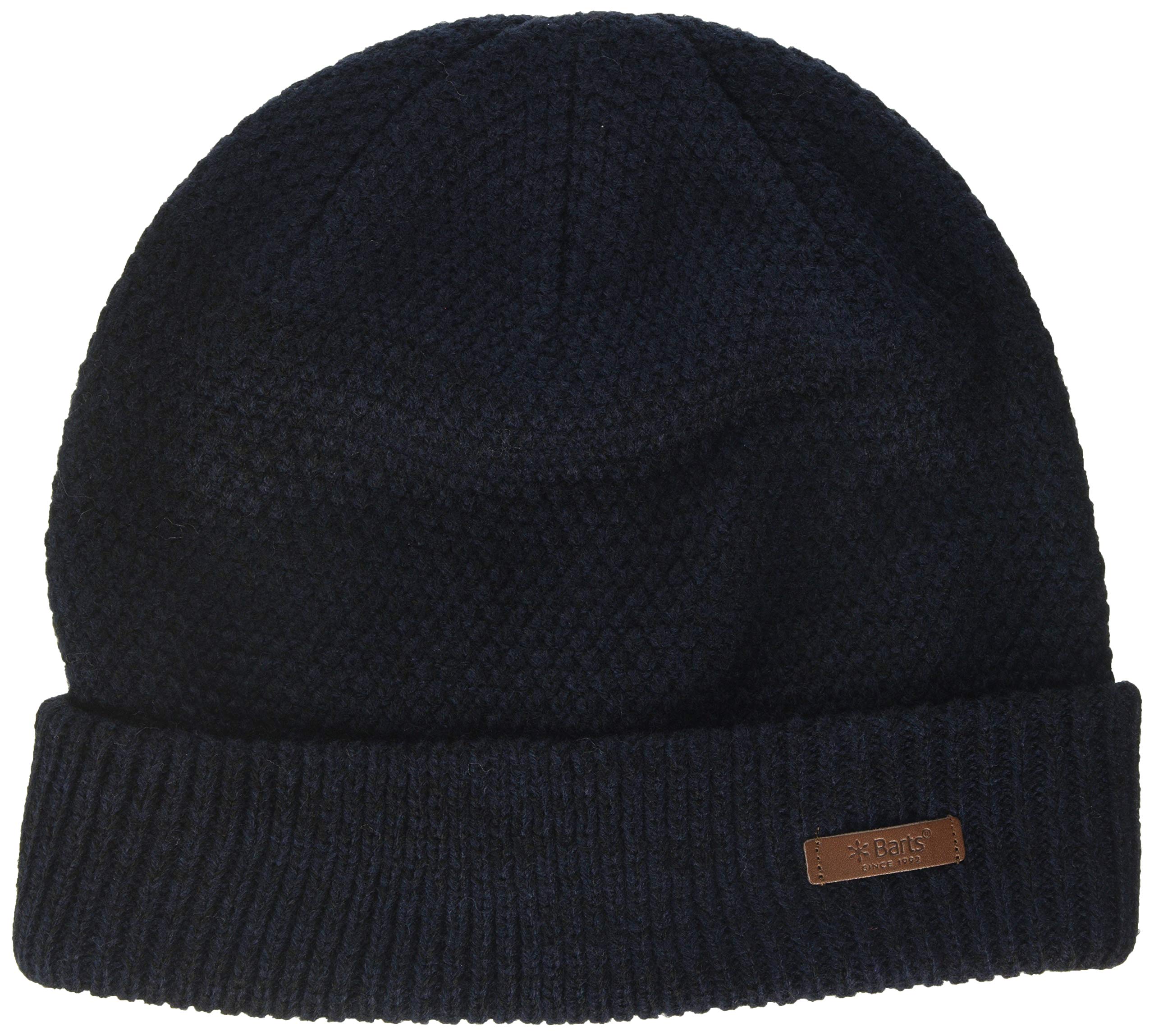 2024 NEW ADULT BARTS BEANIE AIL TURNUP KNIT HAT COLOUR NAVY TURN UP