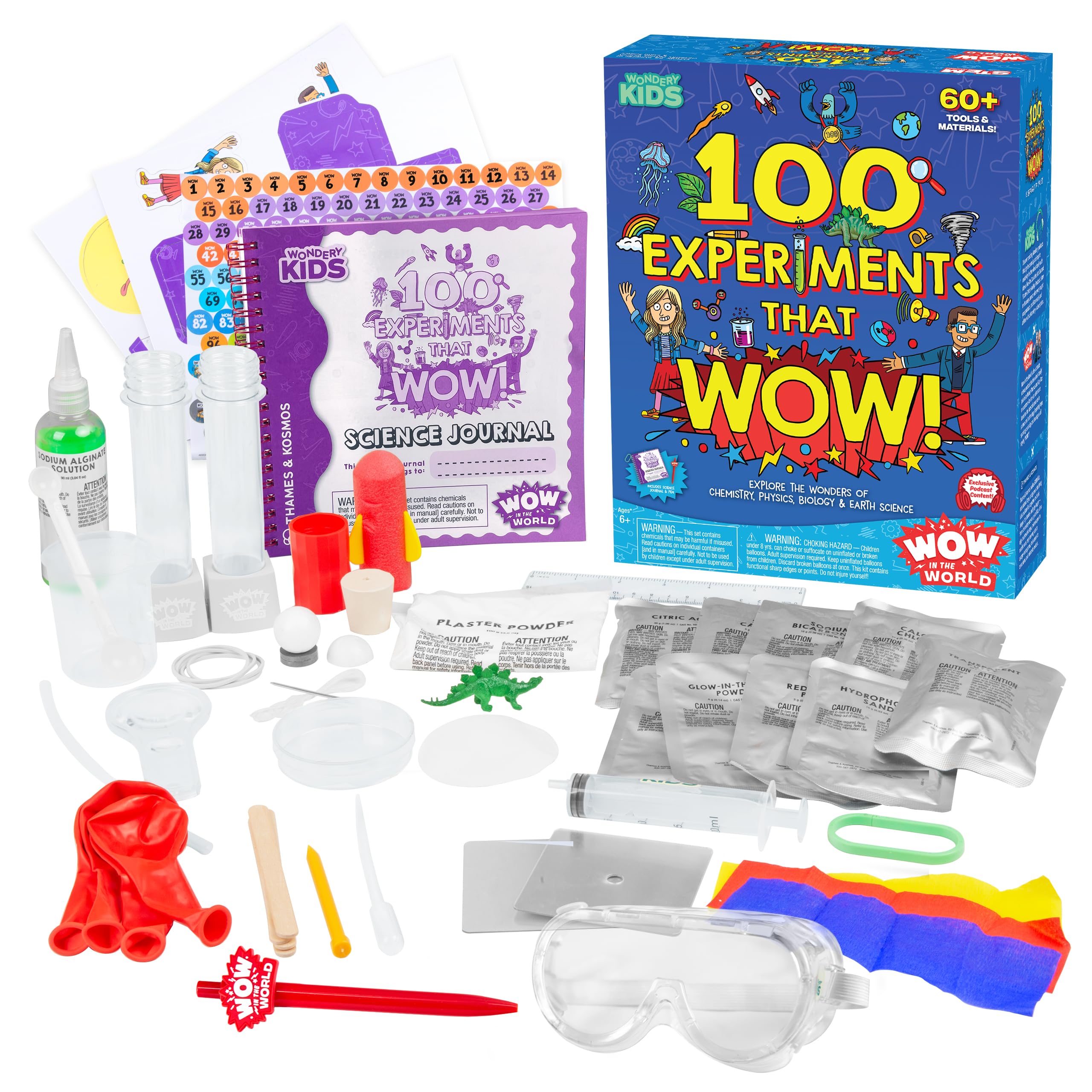 Wow in The World 100 Experiments Che Wow Science Kit by Thames