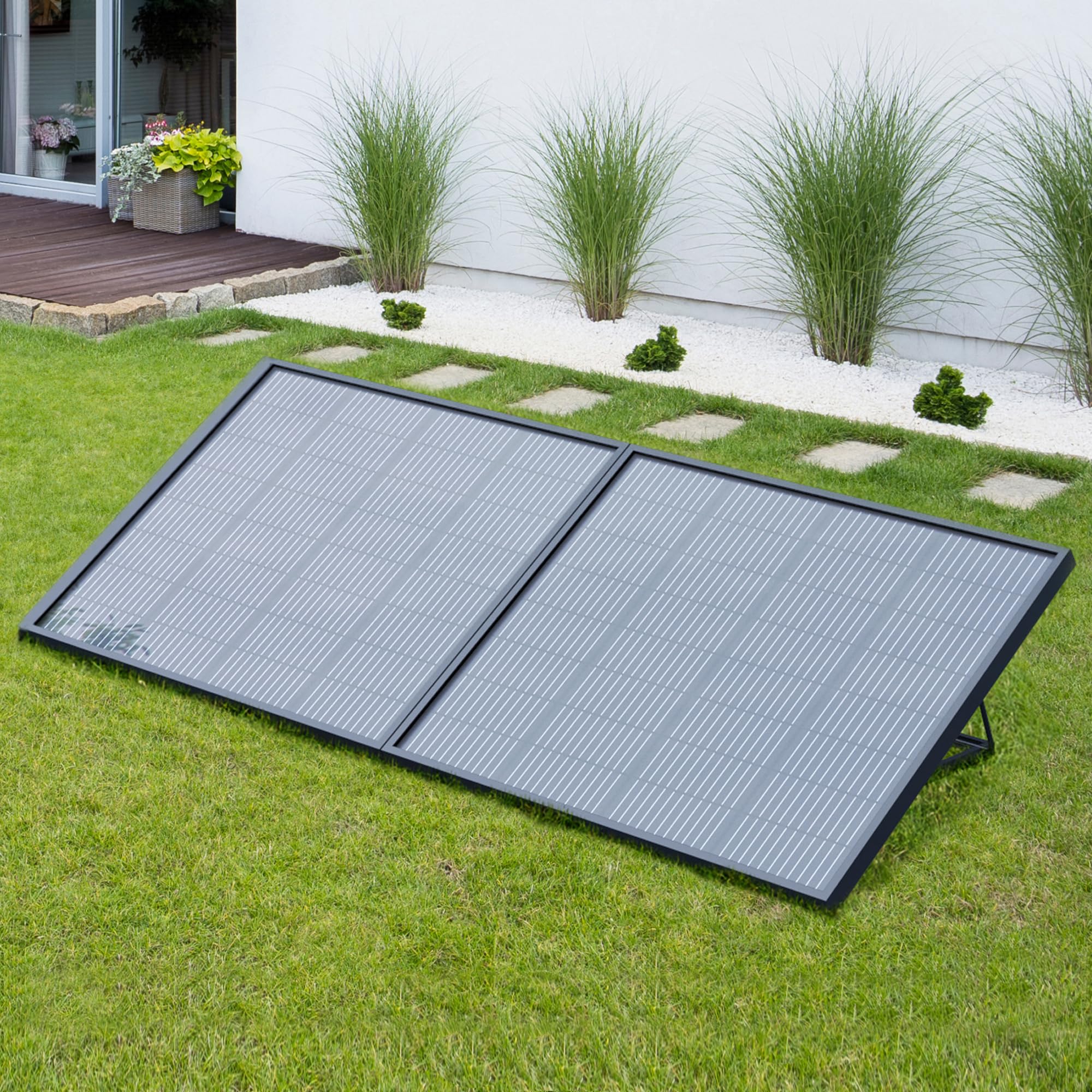 Kit solare Soria 400W plug and play con montaggio a terra - Avidsen - 127135