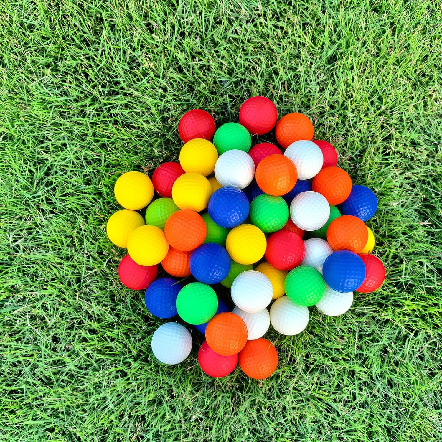 Foam Golf Practice Balls 16 or 54 Pack Soft Limited Flight Golf Balls, Perfect for Indoor and Backyard Swing Practice!…