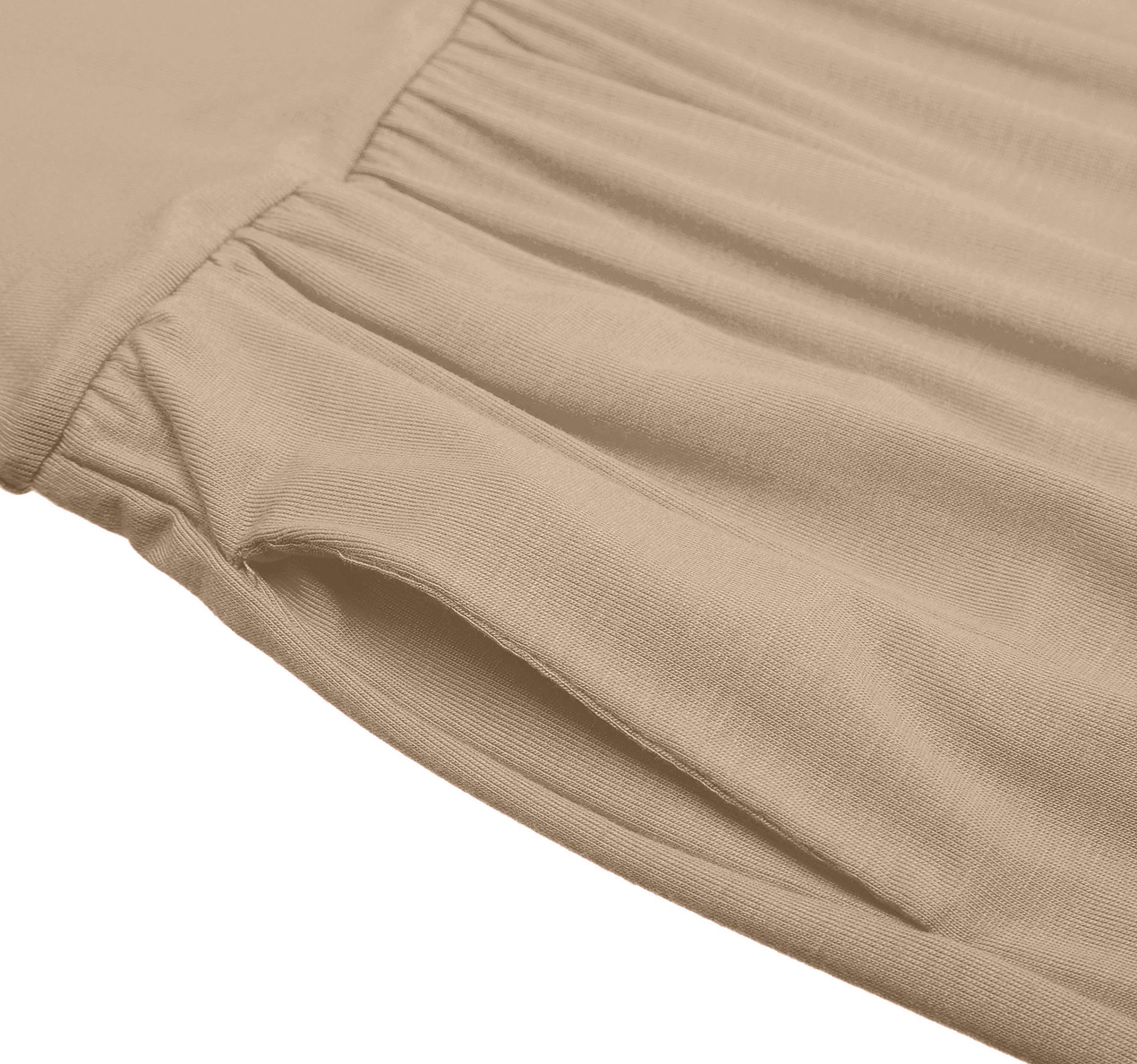 Maxi gonne da donna, lunghezza alla caviglia, casual, a vita alta, per taglie standard e taglie forti.