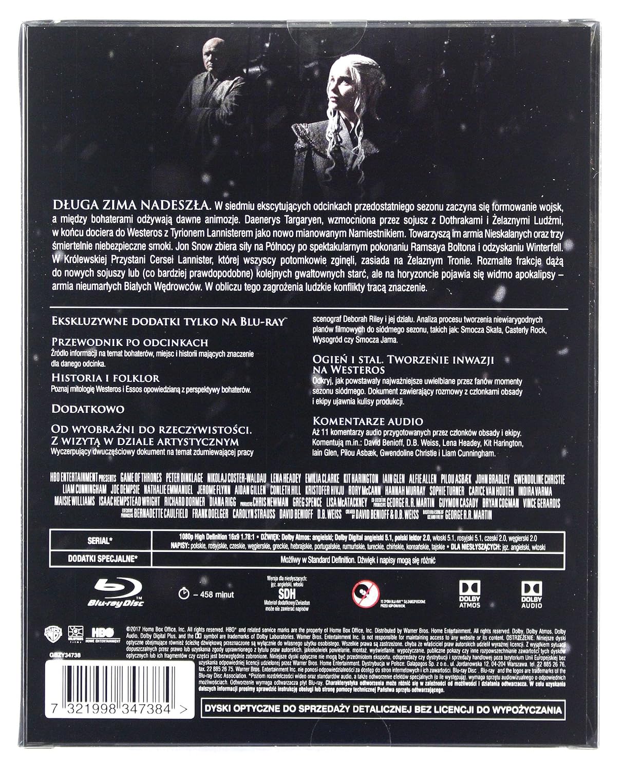 Game of Thrones Season 7 Steelbook [3Blu-Ray] [Region Free] (English audio. English subtitles)