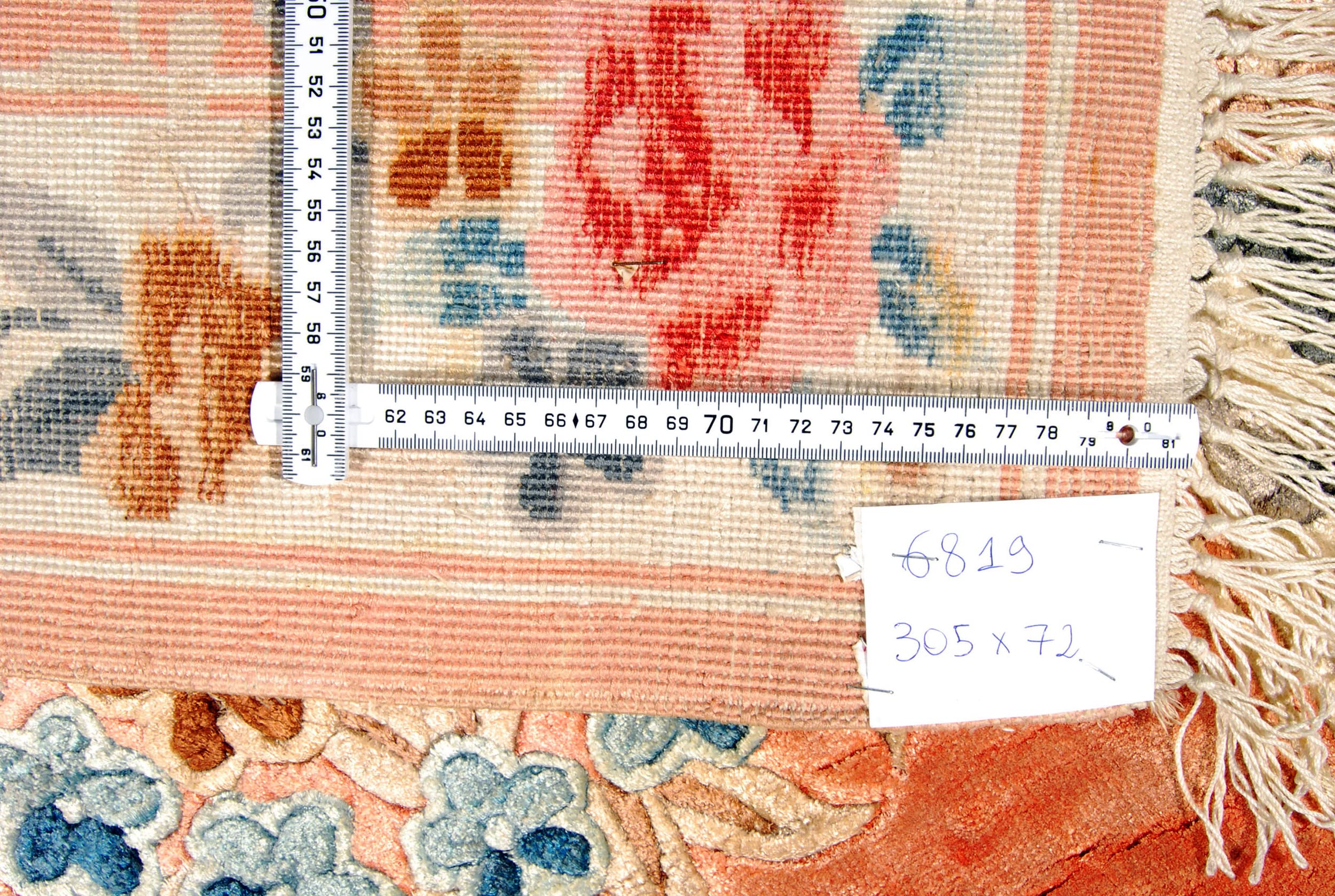 Galleriafarah1970 Tappeto Carpet Tapis Teppich Alfombra rug Pekin (Hand Made) 305x72 CM