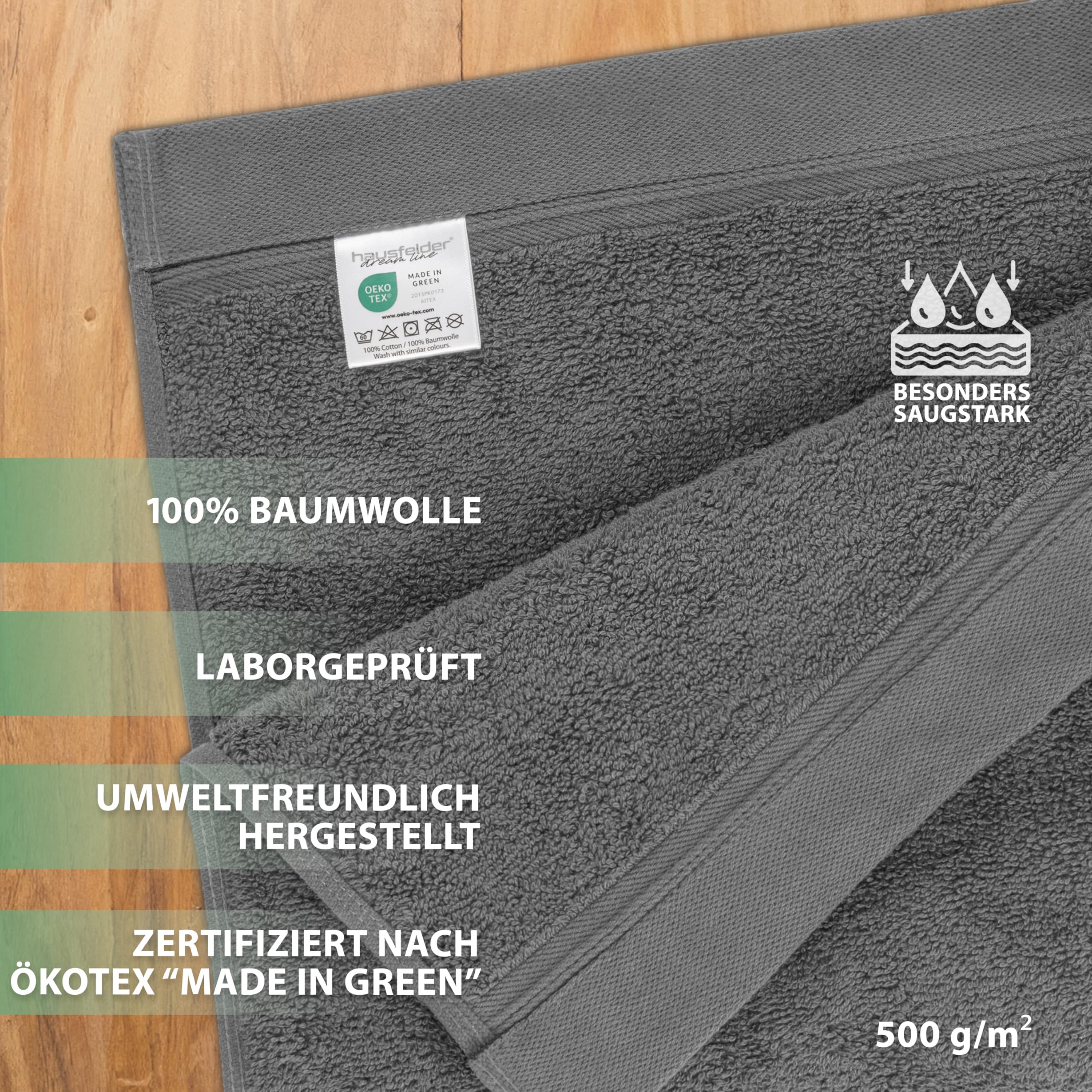 BaSaTex - Ensemble De 4 Serviettes Pour Maison & Invités