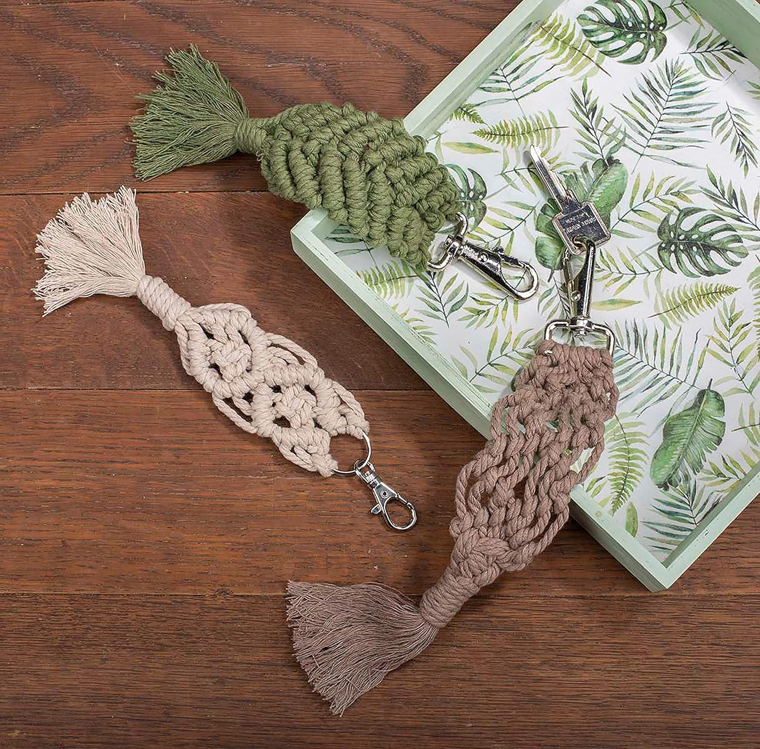 Glorex 5 1007 03 Rope Macrame Twisted Light Brown 63 m