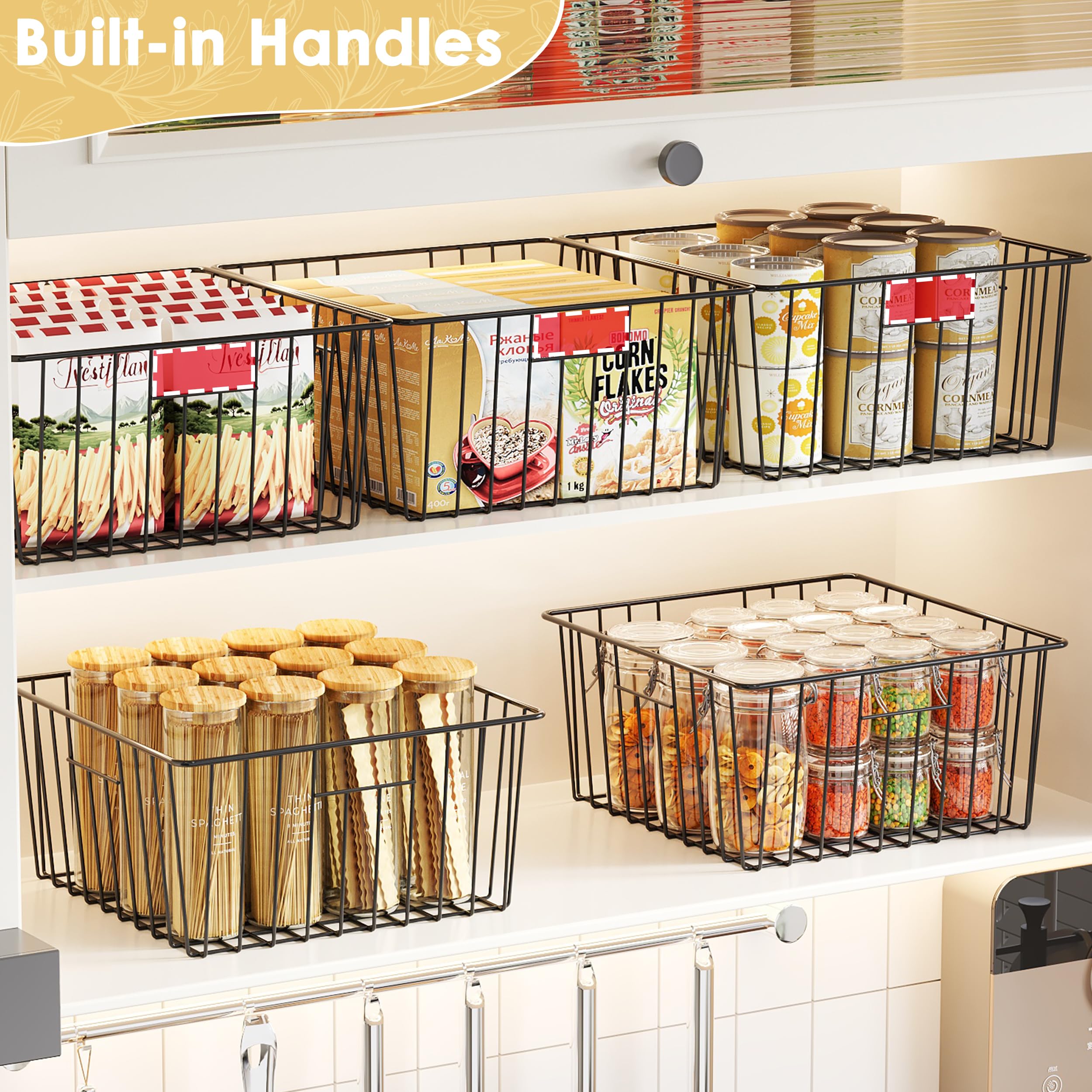 スチールラック・メタルラック WHAT WE WANT TRIPATH PRODUCTS HACO Amazon.com - X-cosrack Metal Wire Baskets for Pantry Organization