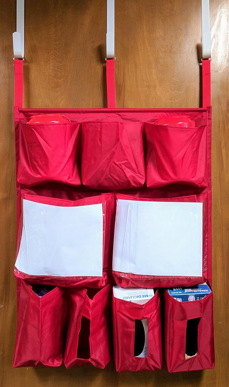 Royal Arms Medical Q5 Isolation Door Caddy (Red White