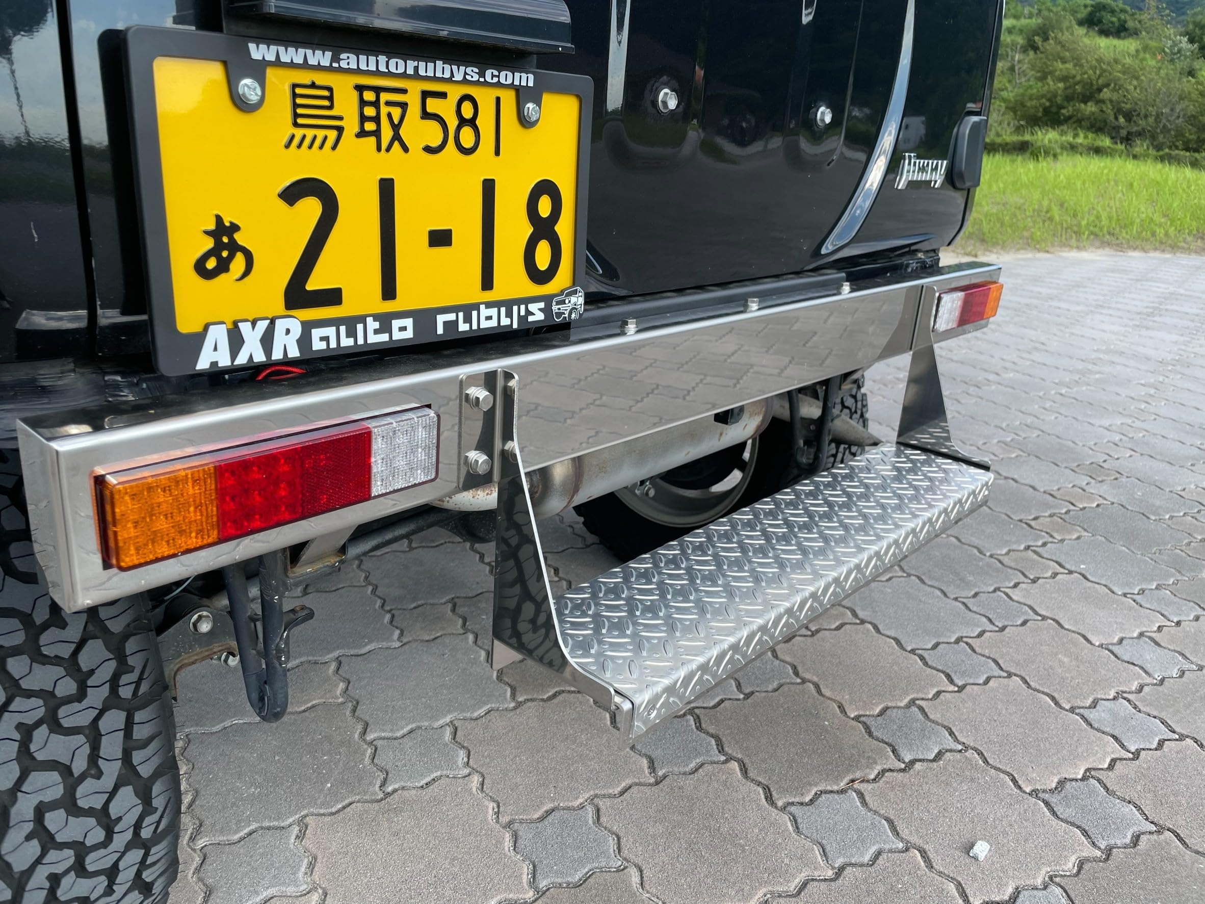 Amazon | オートルビーズ(autorubys) ステップリアバンパー ステンレス