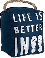 Vista 9 de Pavilion Gift Company Tope de Puerta Zona Libre de Estrés Negro 5" x 6