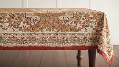 Miniatura 8 de Maison d' Hermine Mantel 100% algodón para mesas rectangulares de cocina, comedor, fiestas, bodas, Acción de GraciasNavidad (70 x 108 pulgadas),