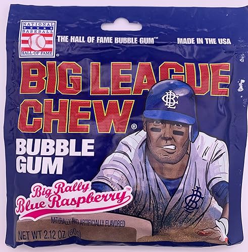 Miniatura 3 de Inspired Candy - Goma de mascar Big League Chew Bubble Gum a granel 5 sabores original manzana agria frambuesa azul uva fresa