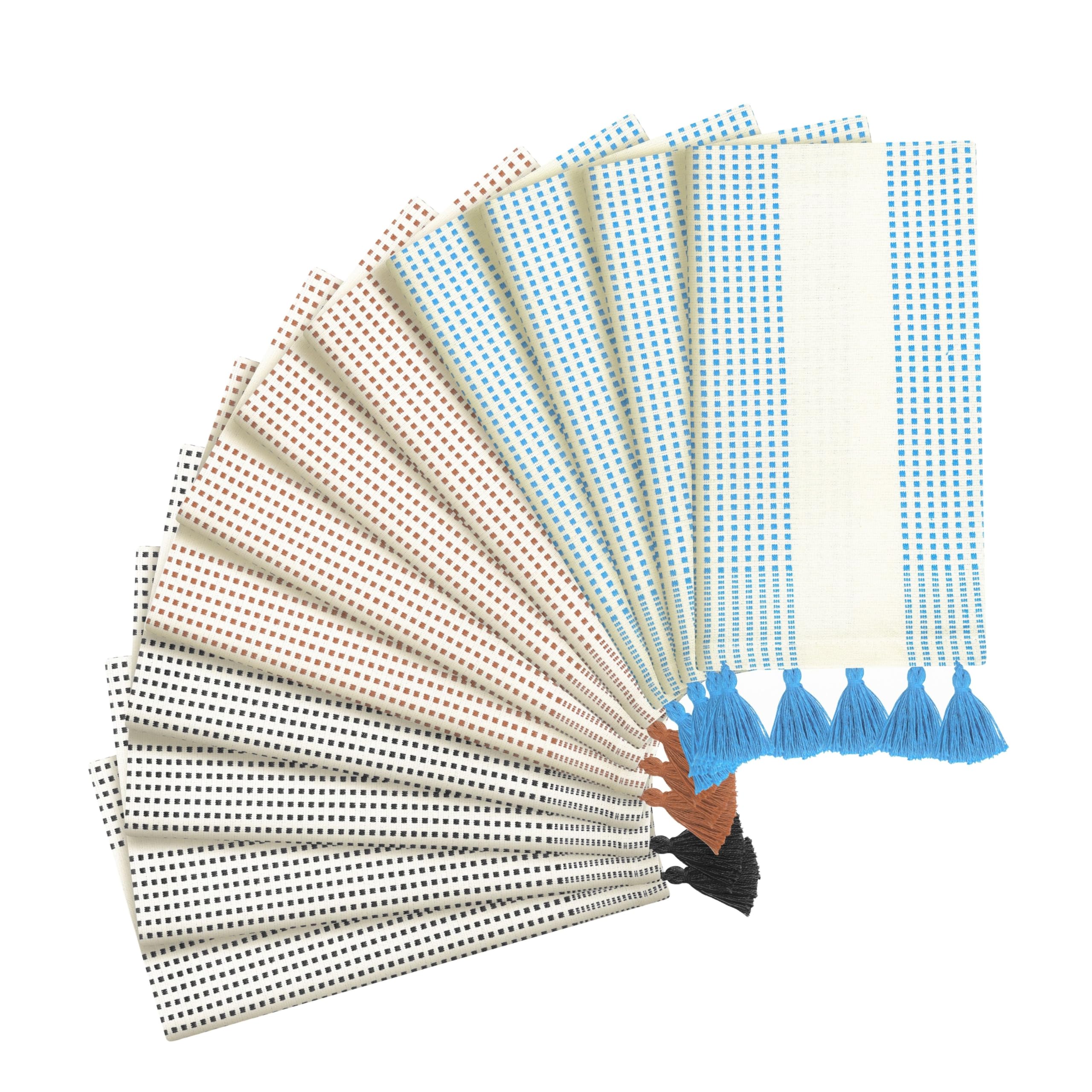 Torchons super absorbants lot de 12 en coton à séchage rapide pour verres et vaisselle