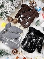 Vista 7 de SATINIOR - Guantes de forro polar para niños (3 pares)