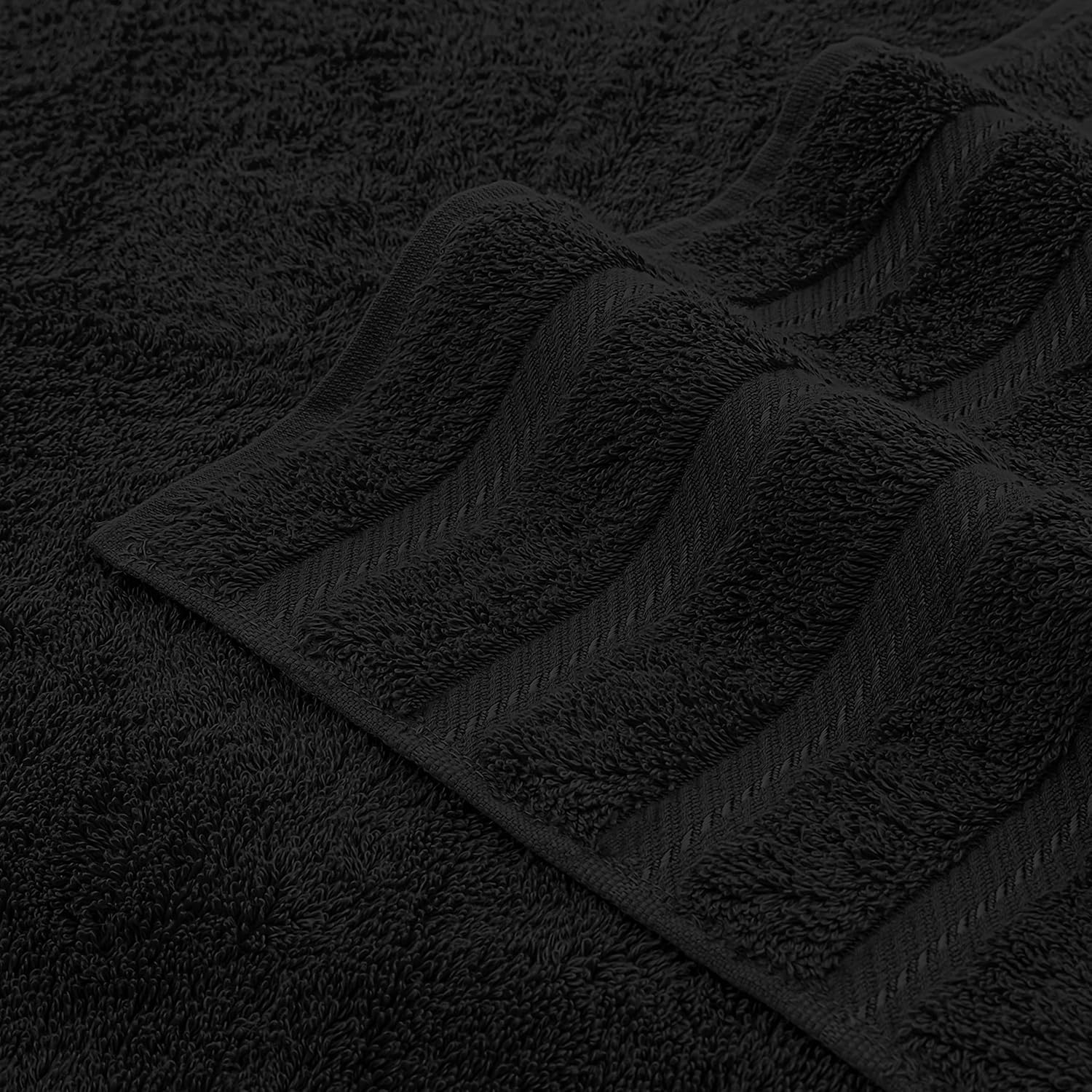 American Soft Linen Medium/Large Unisex Robe and 6-Piece Towel Set Bundle