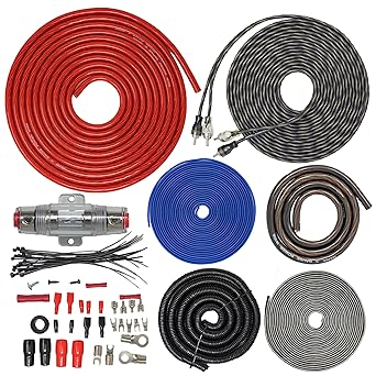 SoundBox ECK4v2, 4 Gauge Amp Kit - Complete Amplifier Install Wiring - 2500W